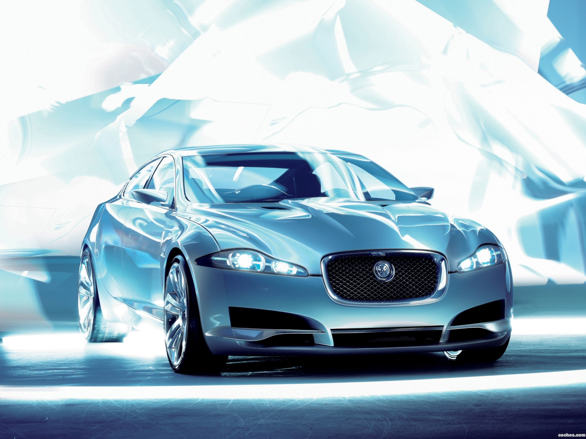 Сайт про автомобили. Jaguar c-XF Concept '2007. Ягуар с-х75. Ягуар авто спорткар. Синий Ягуар машина.